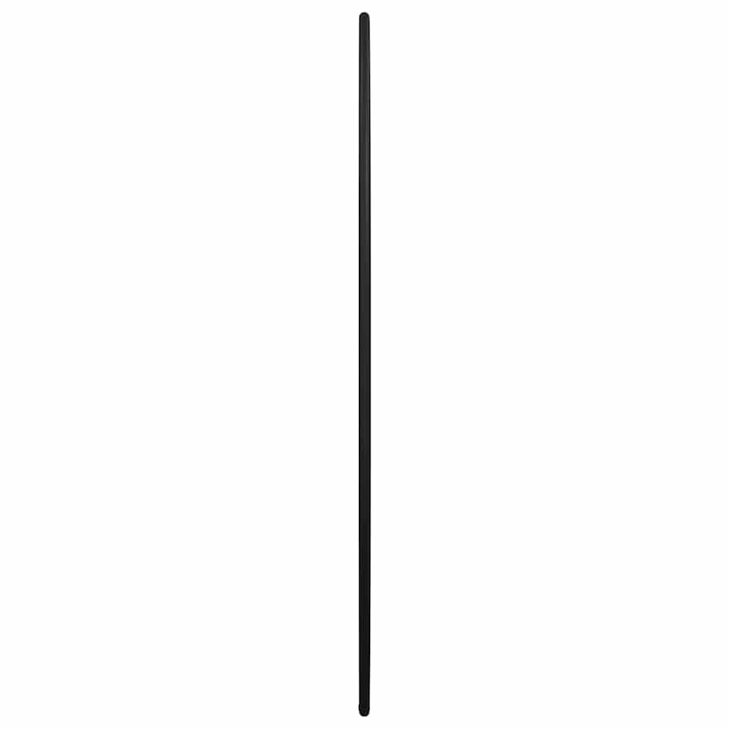 Specchio da Parete Nero ÃƒËœ 50 cm Rotondo