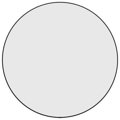 Specchio da Parete Nero Ã˜ 60 cm Rotondo