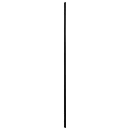 Specchio da Parete Nero Ã˜ 60 cm Rotondo
