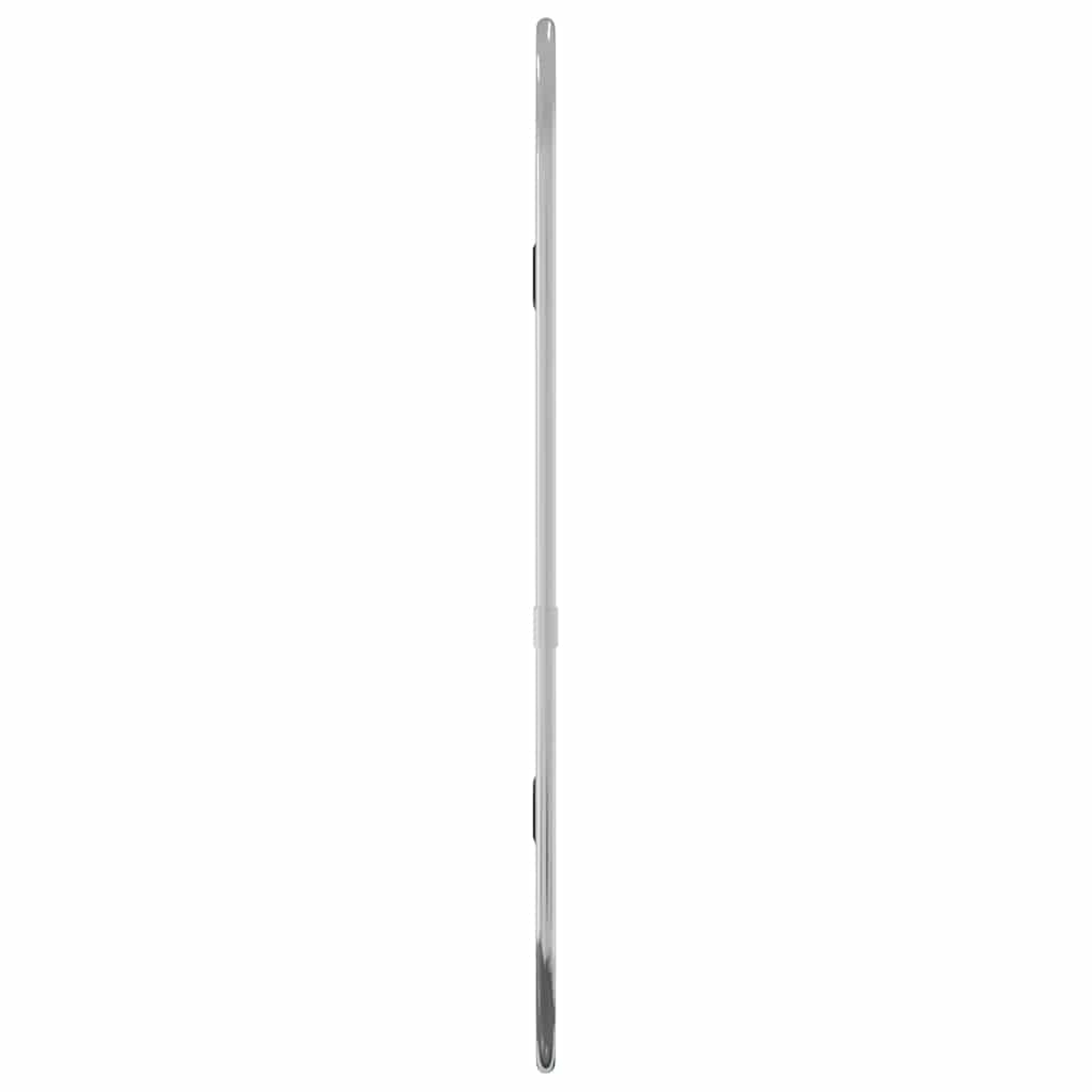 Specchio da Parete Argento 40x15 cm Ovale