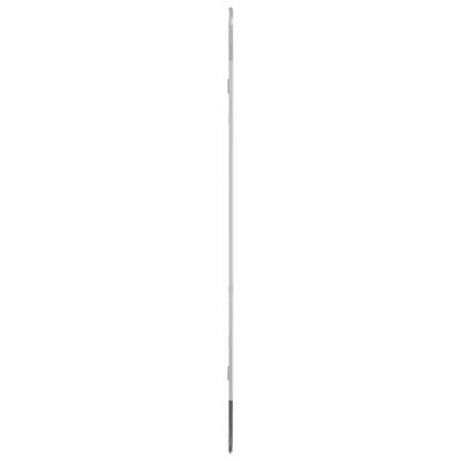 Specchio da Parete Argento 90x40 cm Ovale