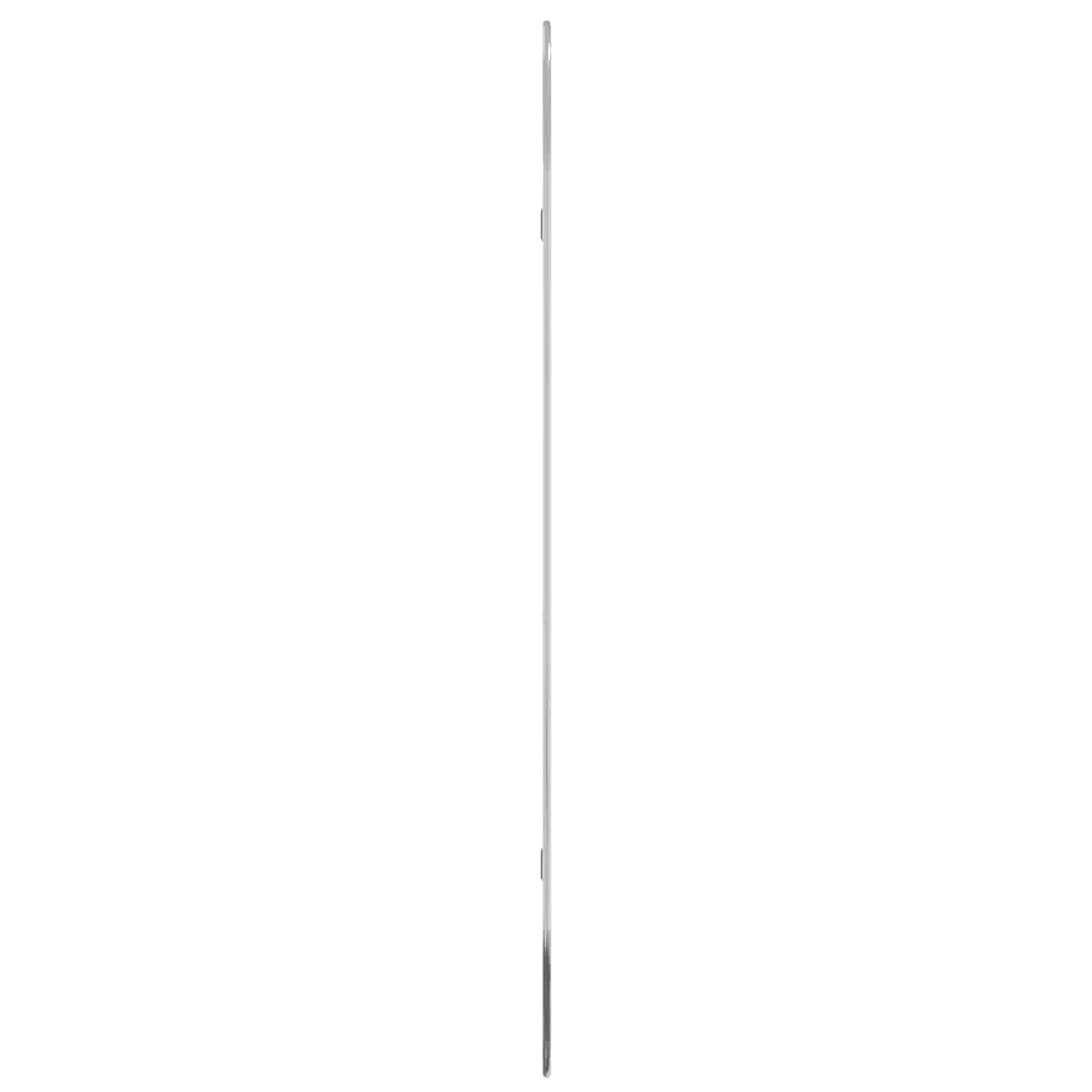 Specchio da Parete Argento 100x45 cm Ovale