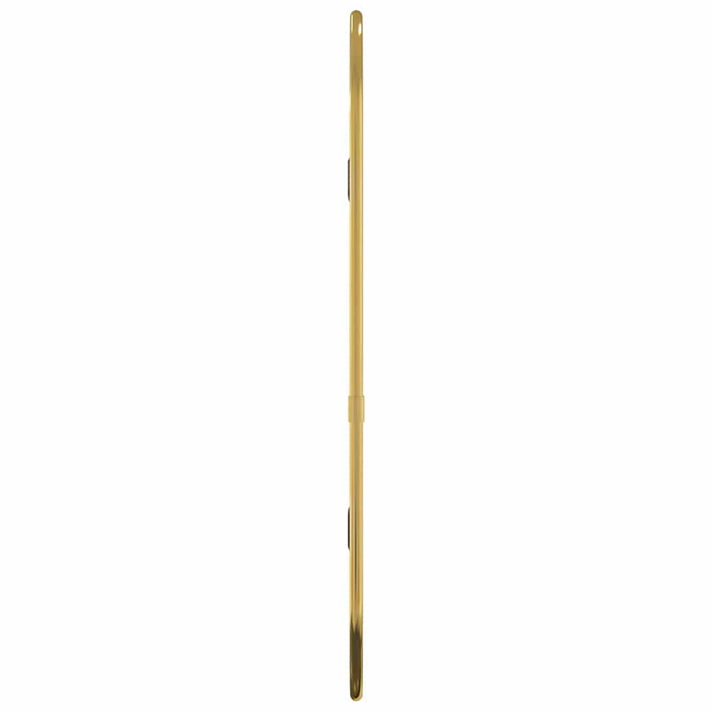 Specchio da Parete Dorato 40x15 cm Ovale