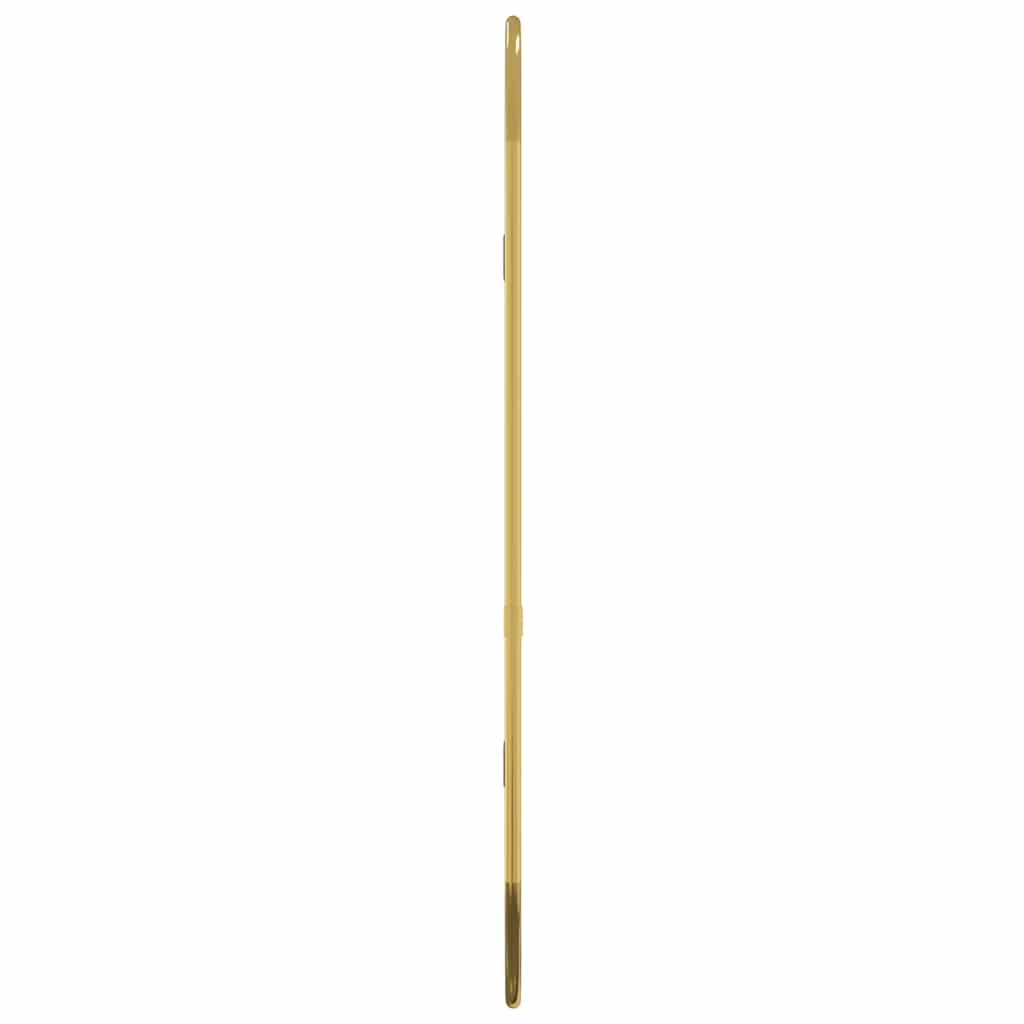 Specchio da Parete Dorato 50x20 cm Ovale