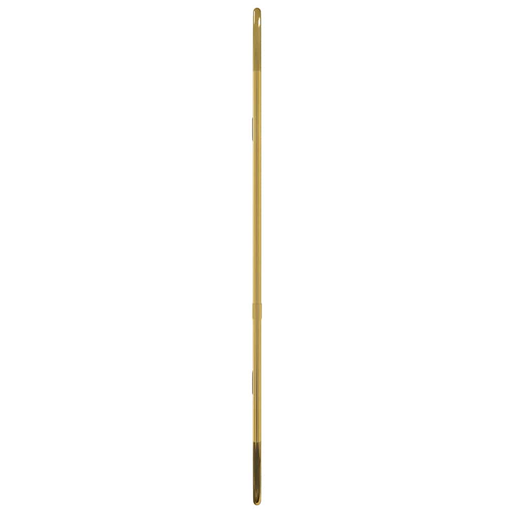 Specchio da Parete Dorato 60x25 cm Ovale