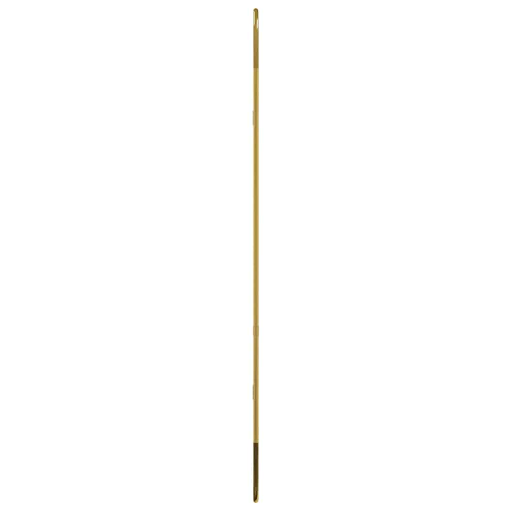 Specchio da Parete Dorato 80x35 cm Ovale