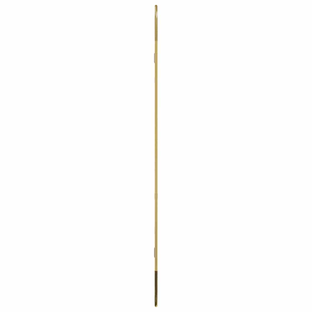 Specchio da Parete Dorato 90x40 cm Ovale