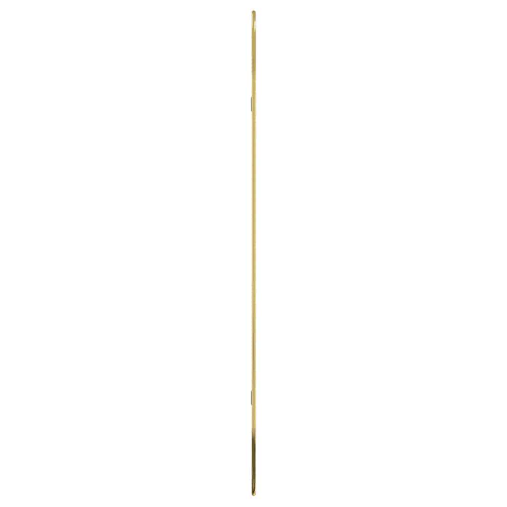 Specchio da Parete Dorato 100x45 cm Ovale