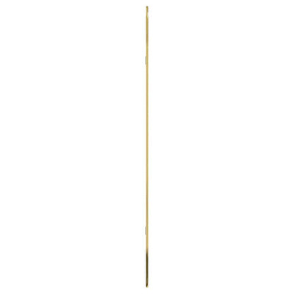 Specchio da Parete Dorato 100x45 cm Ovale