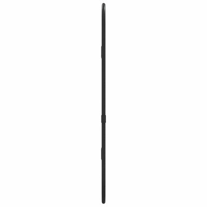 Specchio da Parete Nero 40x15 cm Ovale