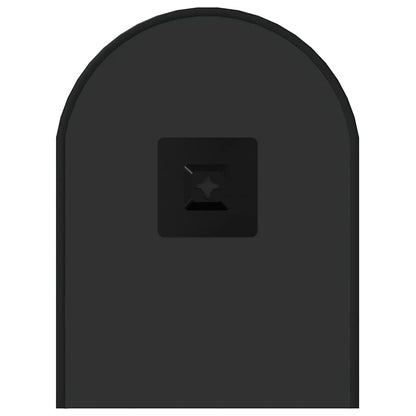 Specchio da Parete Nero 50x20 cm Ovale