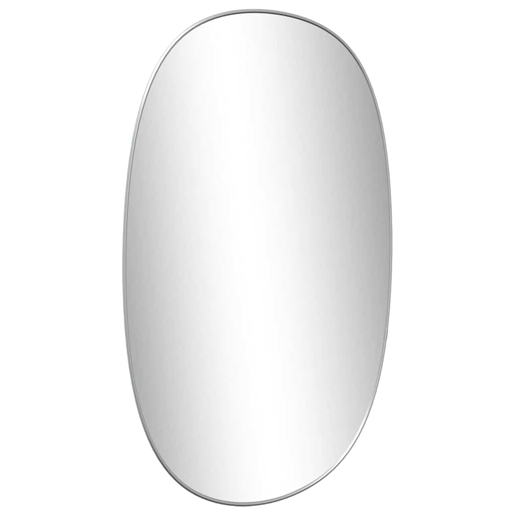 Specchio da Parete Argento 70x45 cm