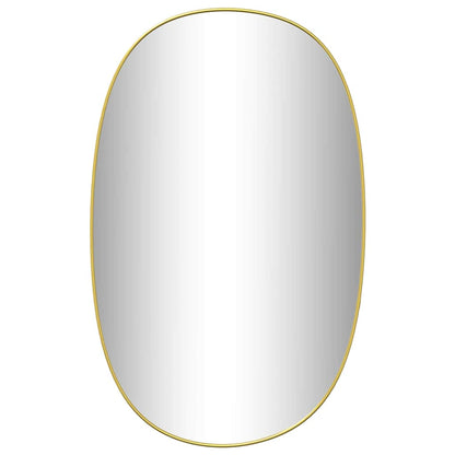 Specchio da Parete Dorato 80x50 cm