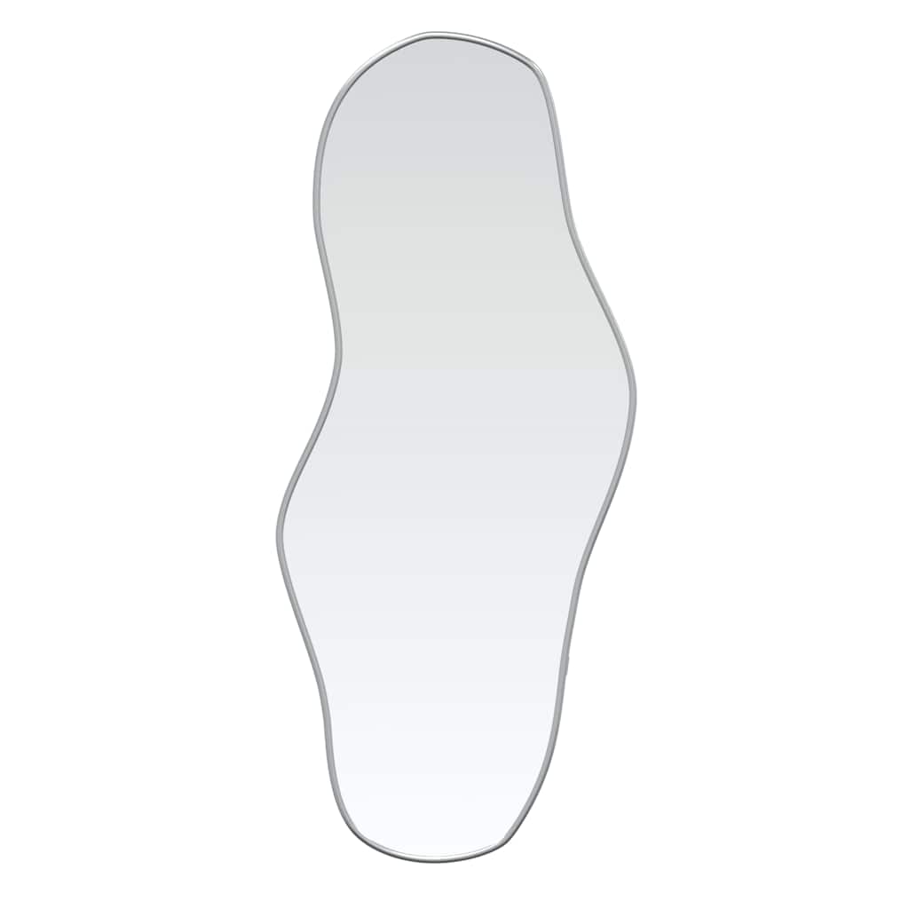 Specchio da Parete Argento 100x45 cm