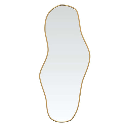Specchio da Parete Dorato 80x35 cm