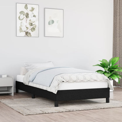 Giroletto senza Materasso Nero 80x200 cm Tessuto
