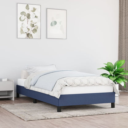 Giroletto senza Materasso Blu 90x190 cm in Tessuto