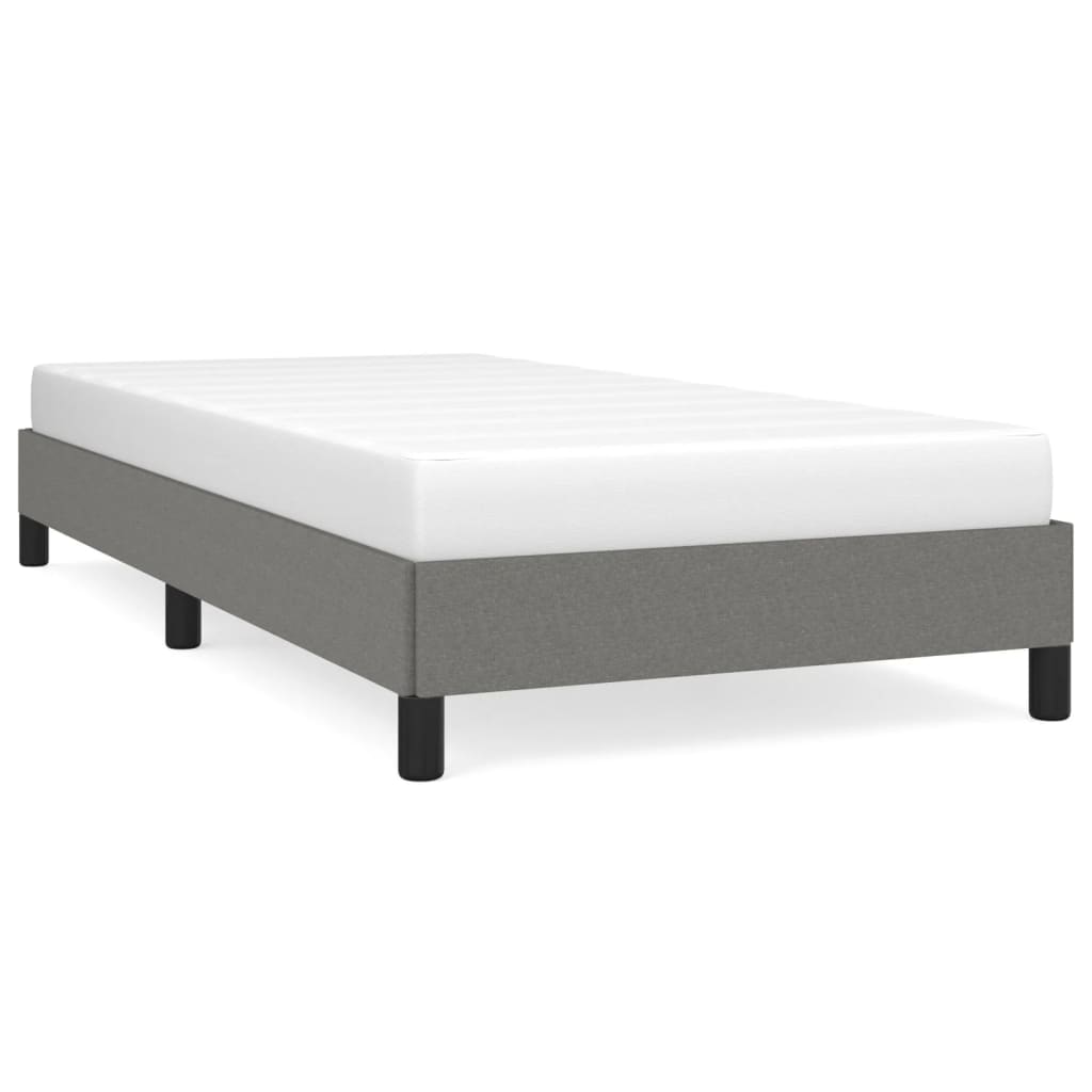 Giroletto senza Materasso Grigio Scuro 90x200 cm Tessuto