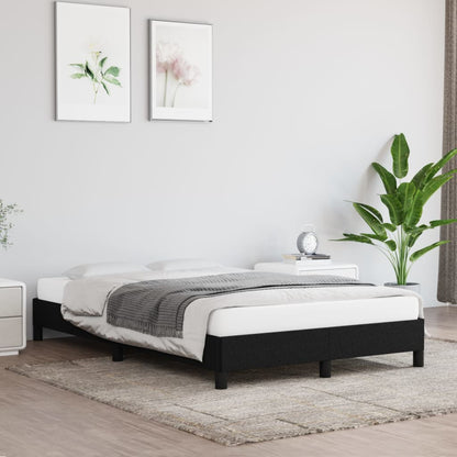 Giroletto senza Materasso Nero 120x200 cm Tessuto