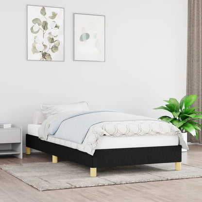 Giroletto senza Materasso Nero 80x200 cm Tessuto