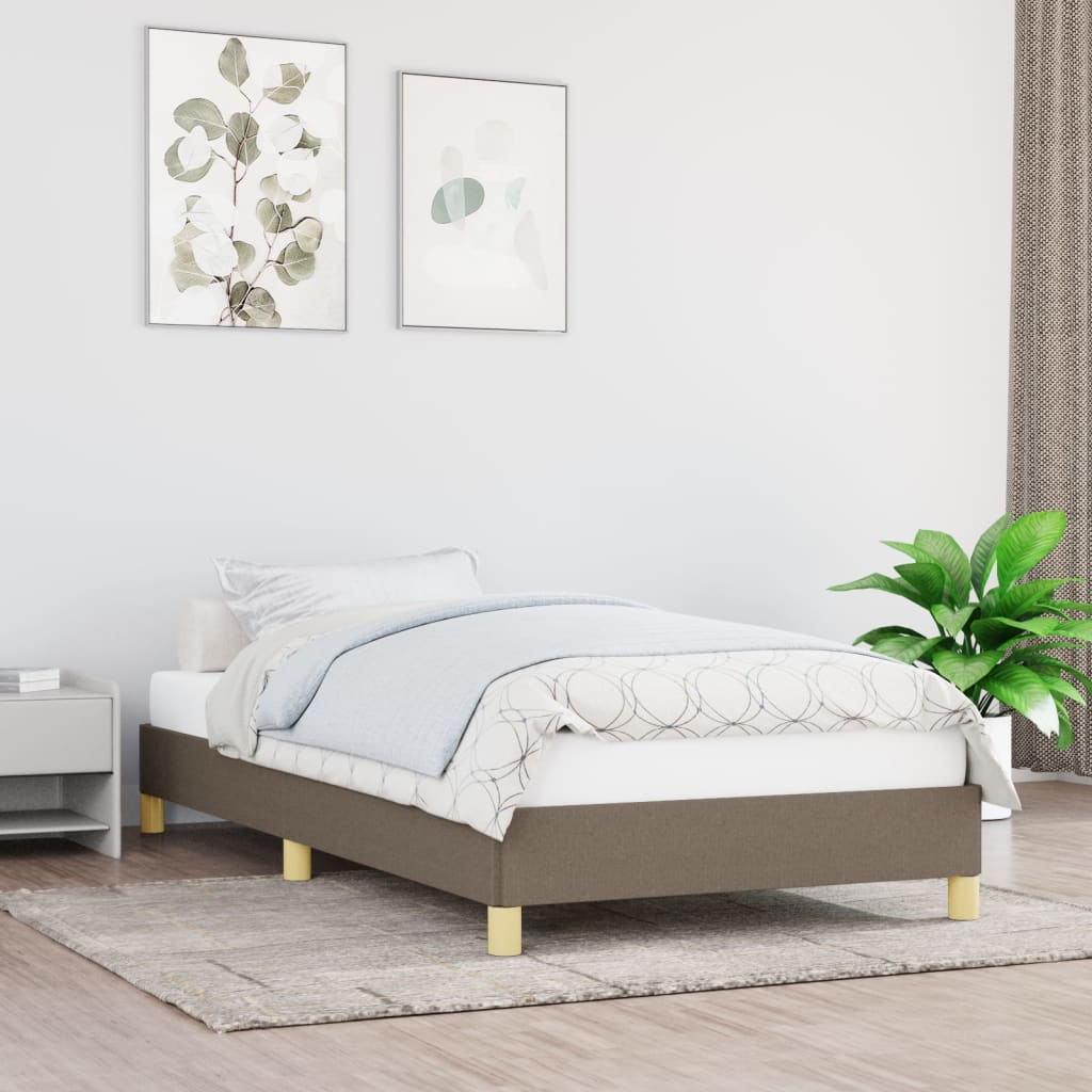 Giroletto senza Materasso Tortora 80x200 cm Tessuto
