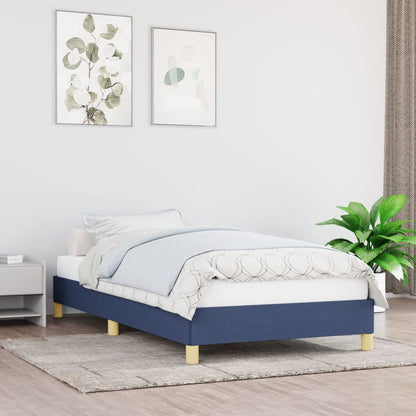 Giroletto senza Materasso Blu 100x200 cm in Tessuto