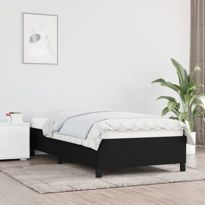 Giroletto senza Materasso Nero 80x200 cm Tessuto