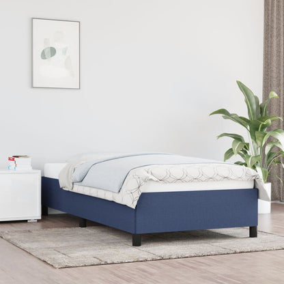 Giroletto senza Materasso Blu 90x190 cm in Tessuto