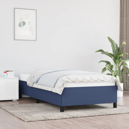 Giroletto senza Materasso Blu 90x200 cm in Tessuto