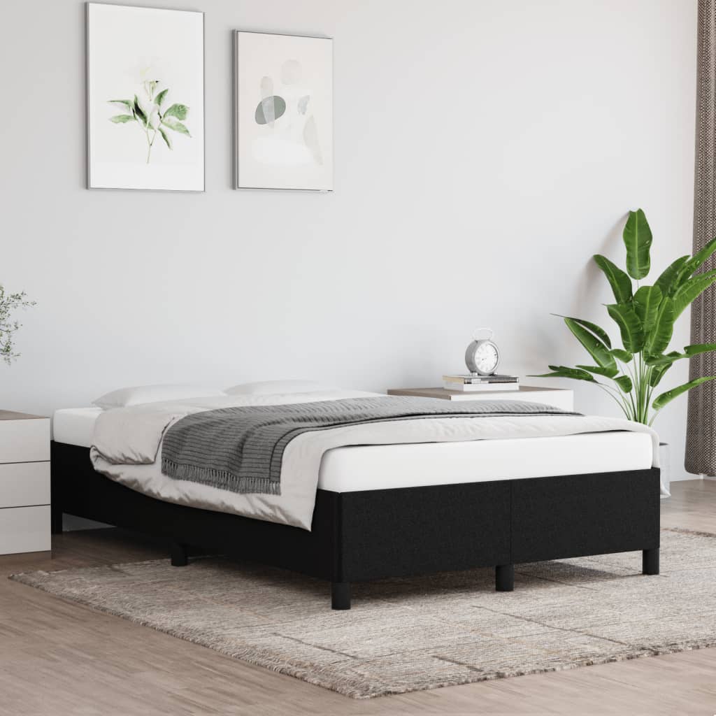 Giroletto senza Materasso Nero 120x200 cm Tessuto