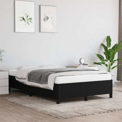 Giroletto senza Materasso Nero 120x200 cm Tessuto