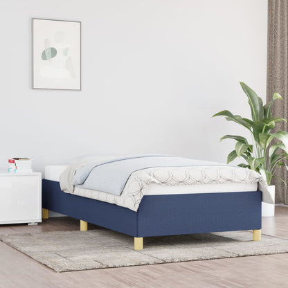 Giroletto senza Materasso Blu 90x190 cm in Tessuto