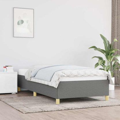 Giroletto senza Materasso Grigio Scuro 90x200 cm Tessuto