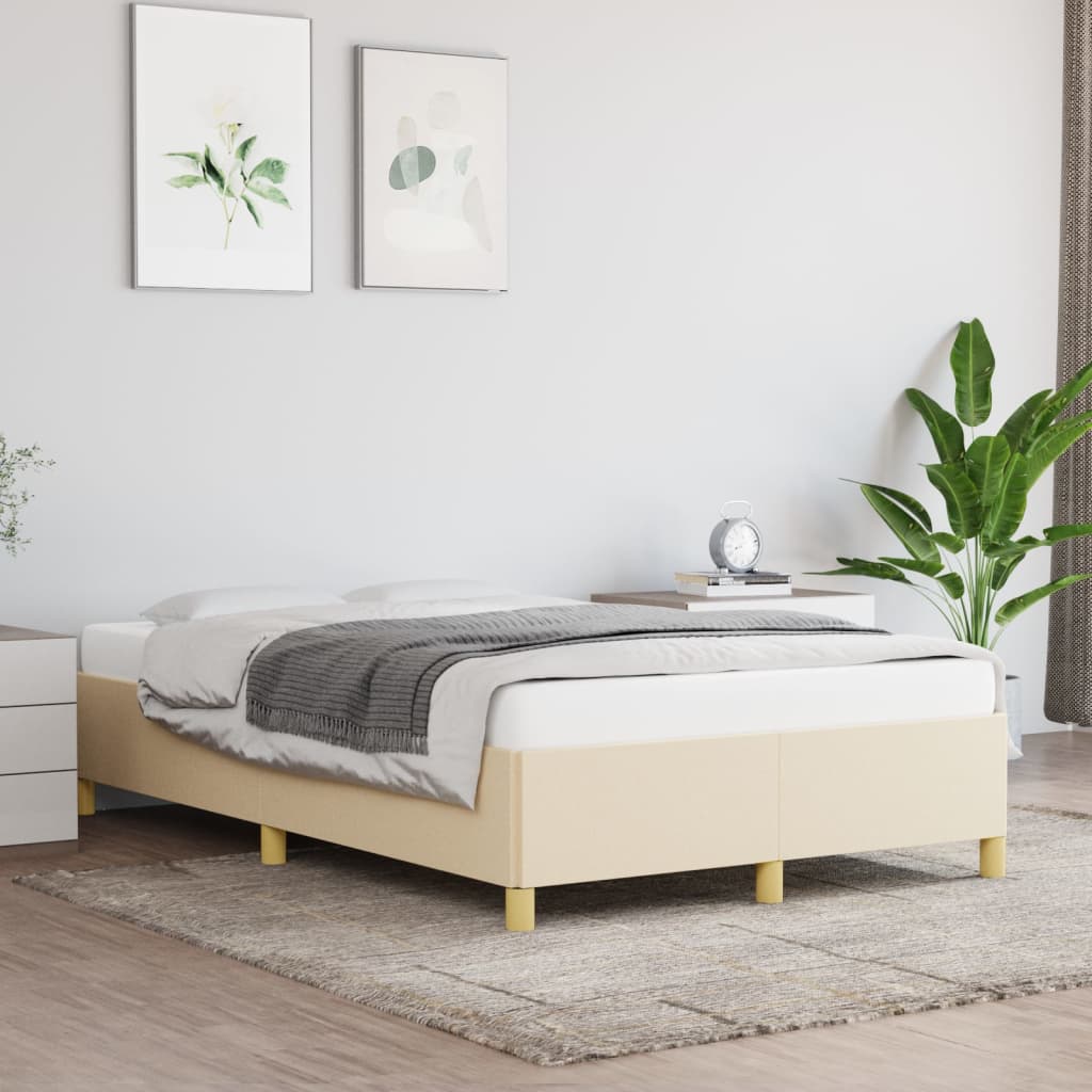 Giroletto senza Materasso Crema 120x200 cm Tessuto