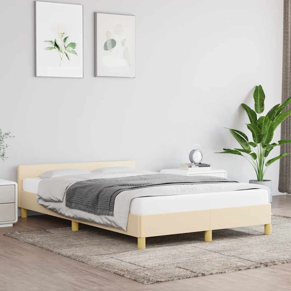 Giroletto senza Materasso Crema 120x200 cm Tessuto