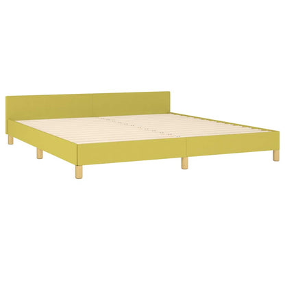 Giroletto senza Materasso Verde 160x200 cm in Tessuto