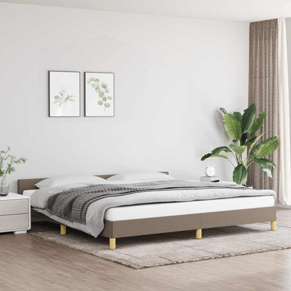 Giroletto senza Materasso Tortora 200x200 cm in Tessuto
