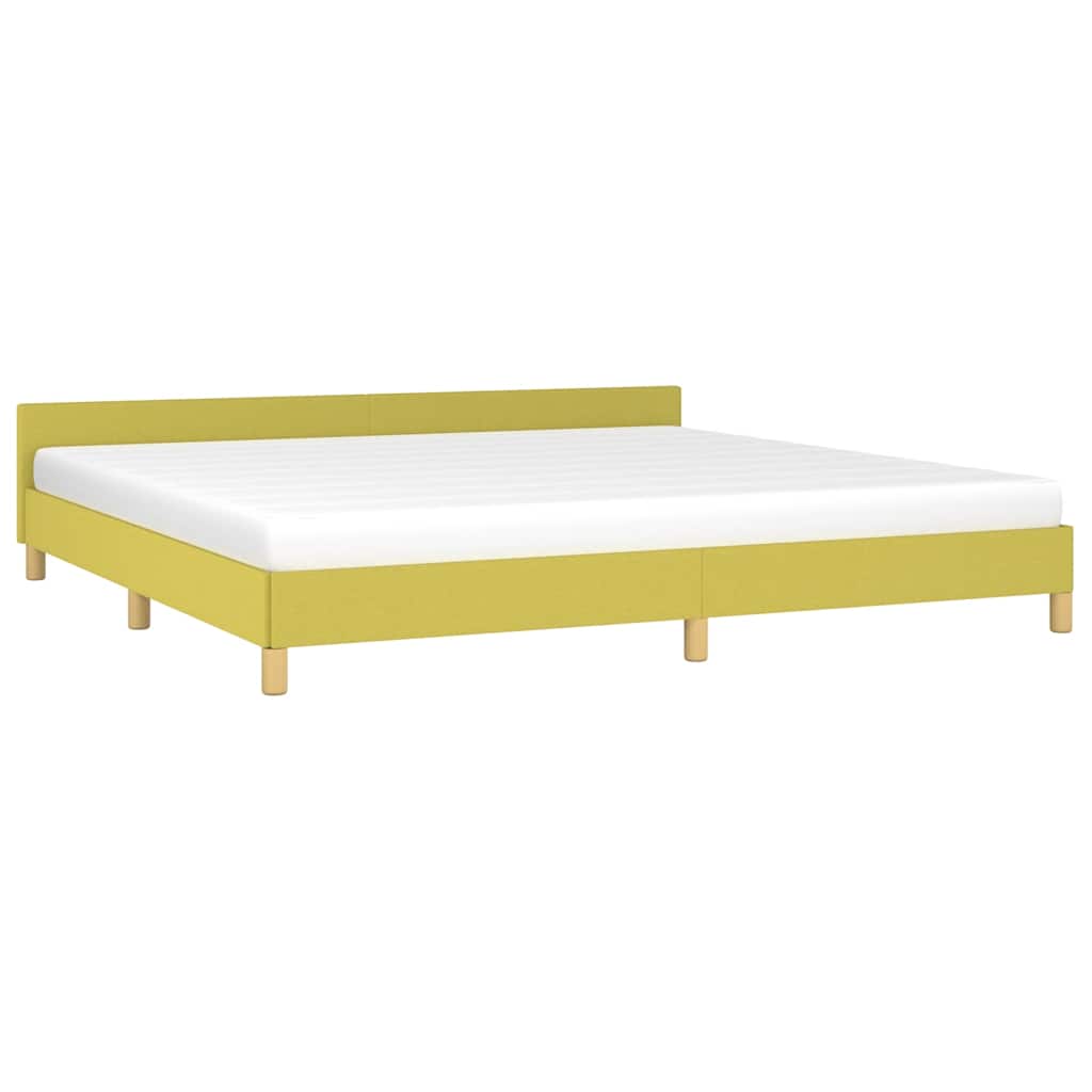 Giroletto senza Materasso Verde 200x200 cm in Tessuto