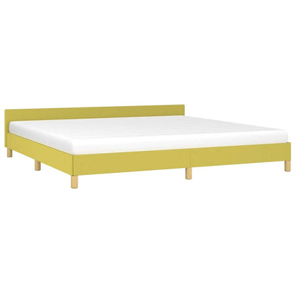 Giroletto senza Materasso Verde 200x200 cm in Tessuto