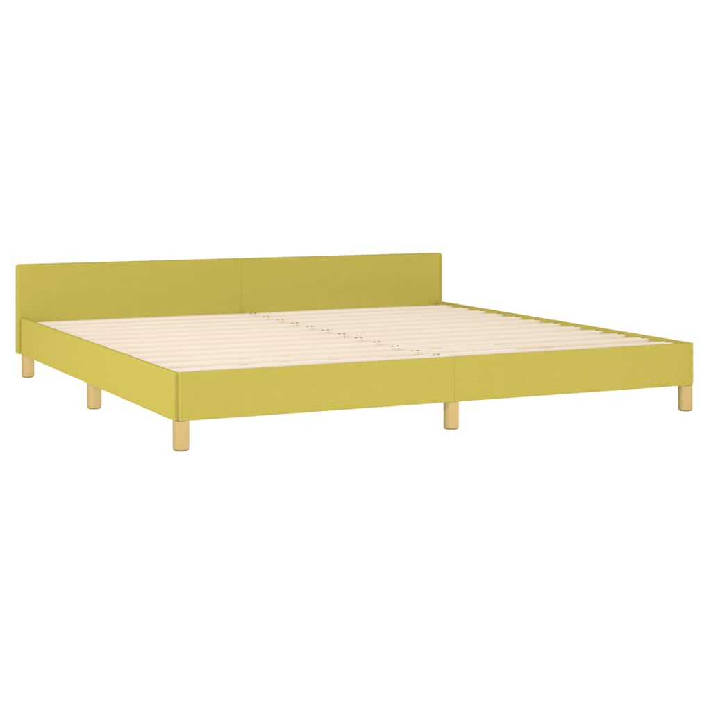 Giroletto senza Materasso Verde 200x200 cm in Tessuto
