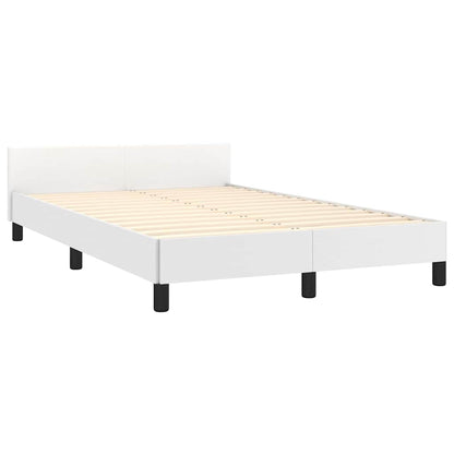 Giroletto con Testiera senza Materasso Bianco 120x200 cm