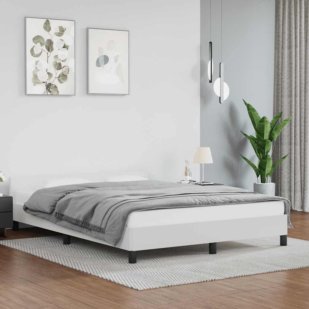 Giroletto con Testiera senza Materasso Bianco 140x200 cm