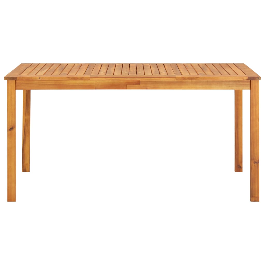 Set da Pranzo per Esterni 3pz con Cuscini Legno Massello Acacia