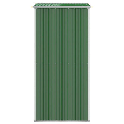 Capanno da Giardino Verde 192x108x223 cm in Acciaio Zincato