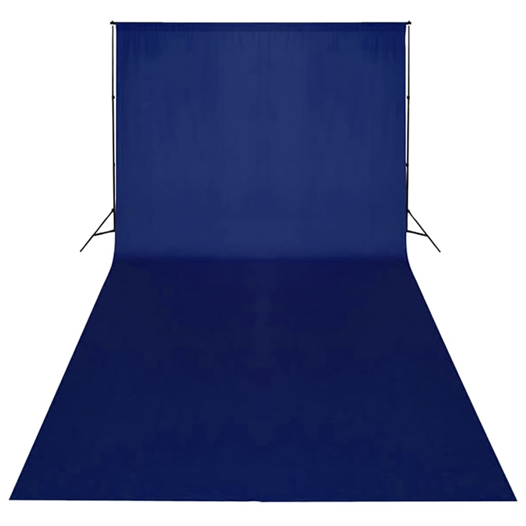 Fondale in Cotone Blu 600x300 cm Chiave Cromatica