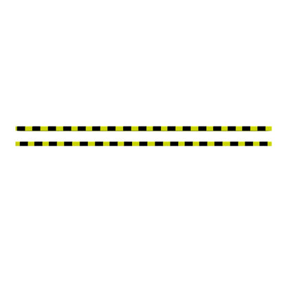 Protezioni Angoli 2pz Giallo e Nero 6x2x101,5 cm in PU