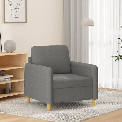 Poltrona Grigio Scuro 60 cm in Tessuto