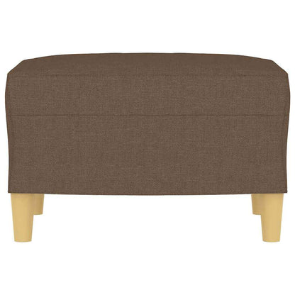 Poggiapiedi Marrone 60x50x41 cm in Tessuto