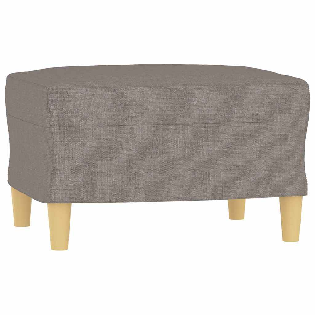 Poggiapiedi Tortora 60x50x41 cm in Tessuto