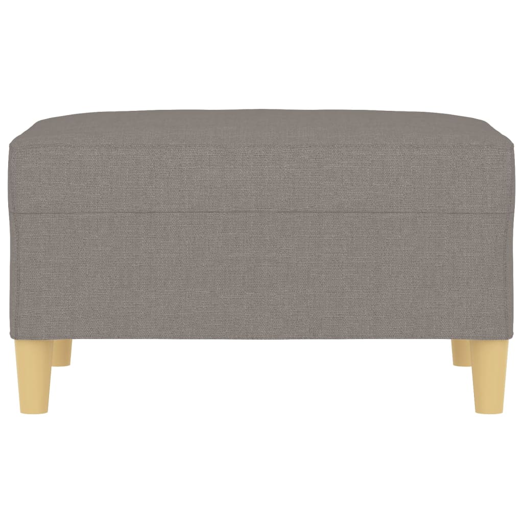 Poggiapiedi Tortora 70x55x41 cm in Tessuto